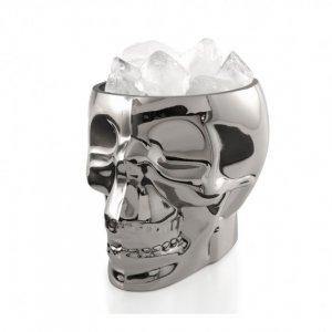 Crâne en verre décoratif