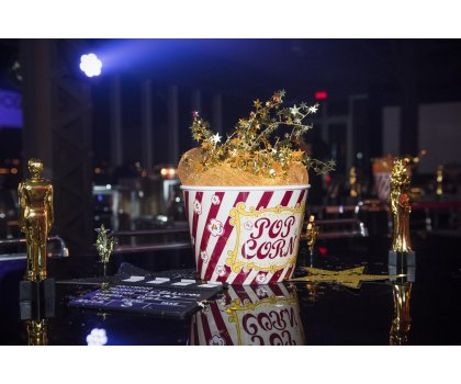 Centre de table popcorn cinéma